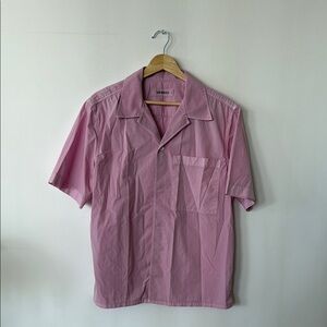 Men's Pink Short Sleeve Shirt